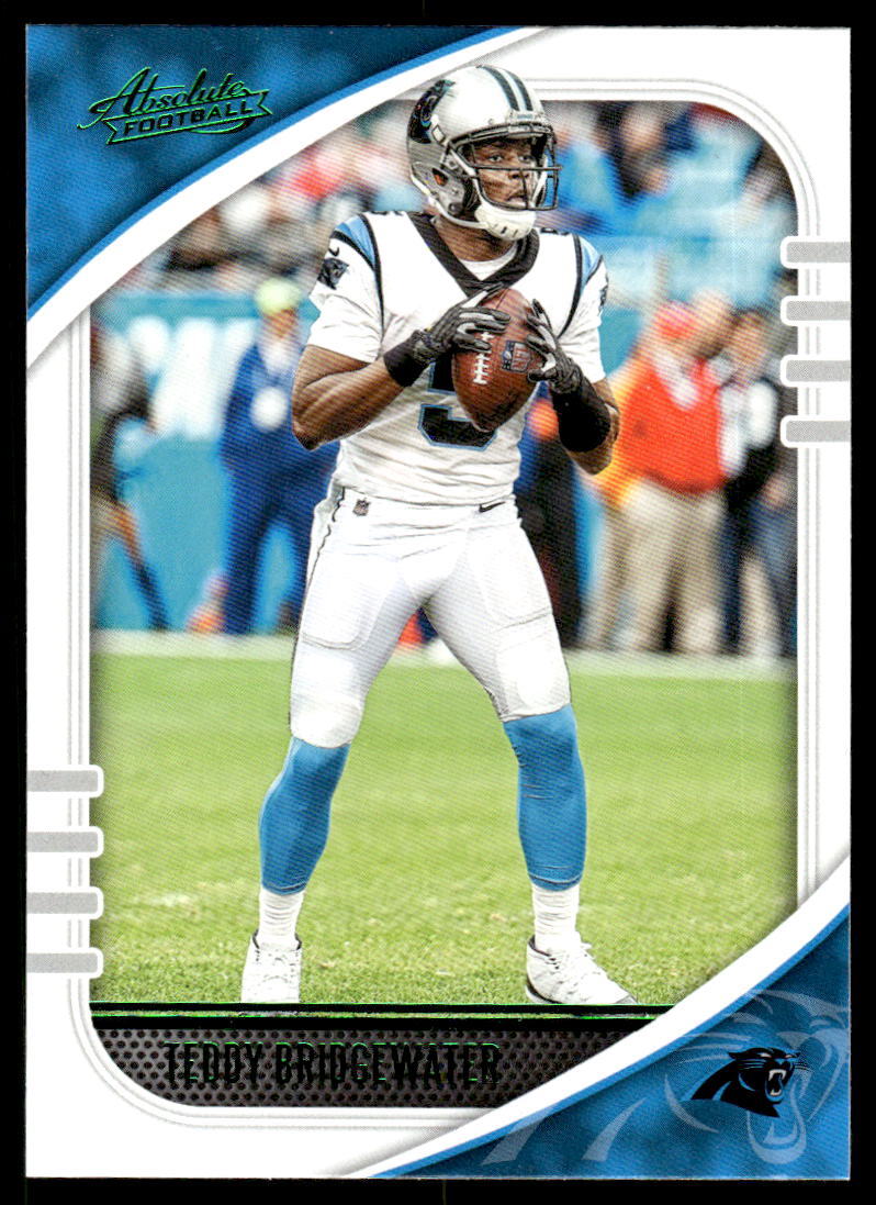 Teddy Bridgewater #20 2020 Panini Absolute Green Carolina Panthers