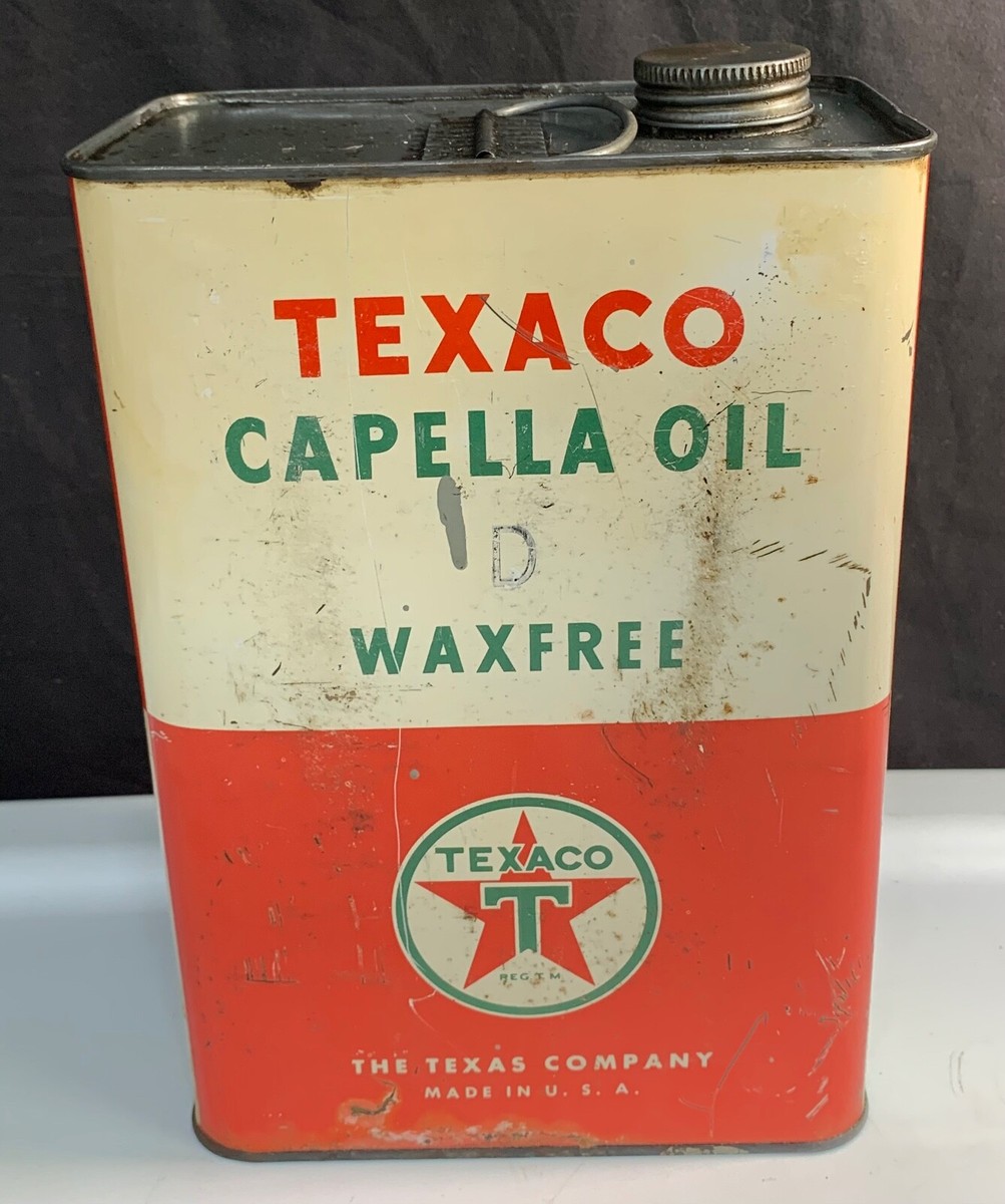 Vintage TEXACO CAPELLA OIL 
