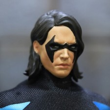 1/12 Custom DC Multiverse Nightwing Dick Grayson Long Hair Mezco Head Sculpt