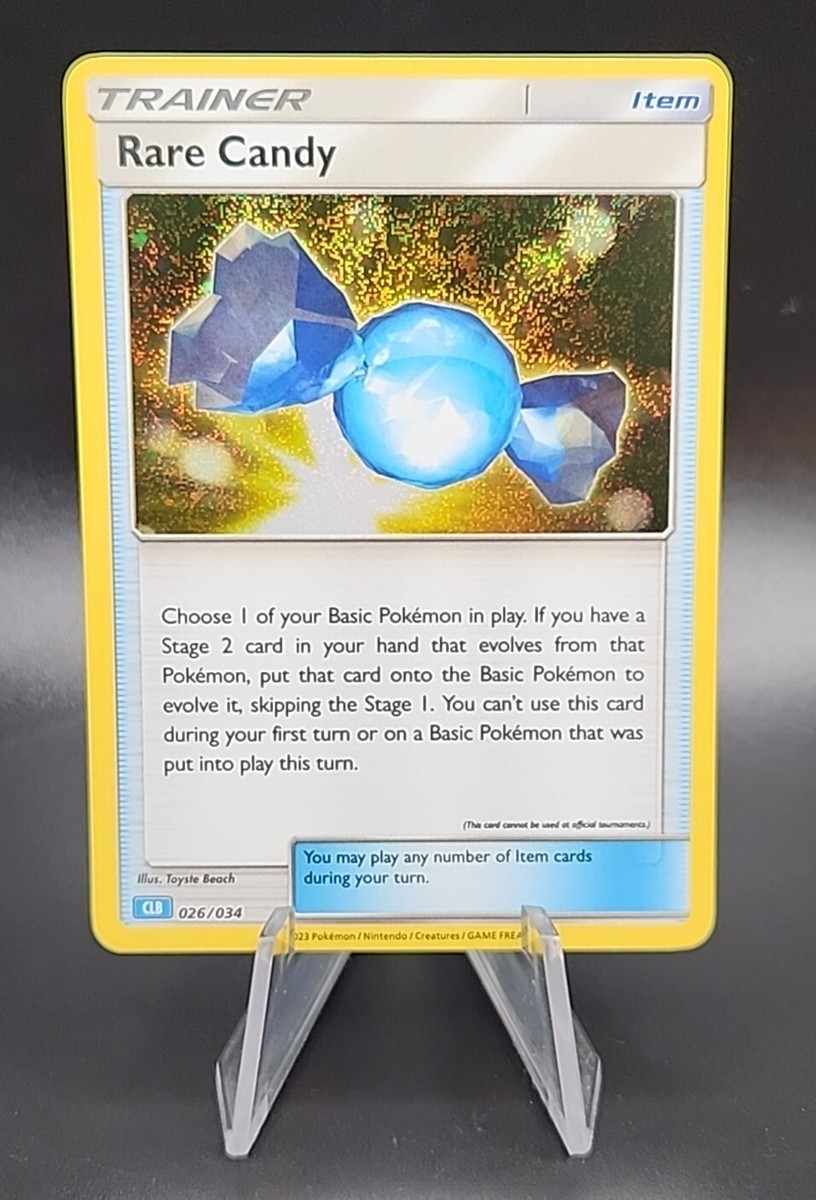 Rare Candy Trainer 026/034 CLB Holo Pokemon Trading Card Game Classic  English