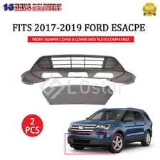 Complete Front Bumper Cover & Lower Skid Plate Fits 2017 2018 2019 Ford Esacpe