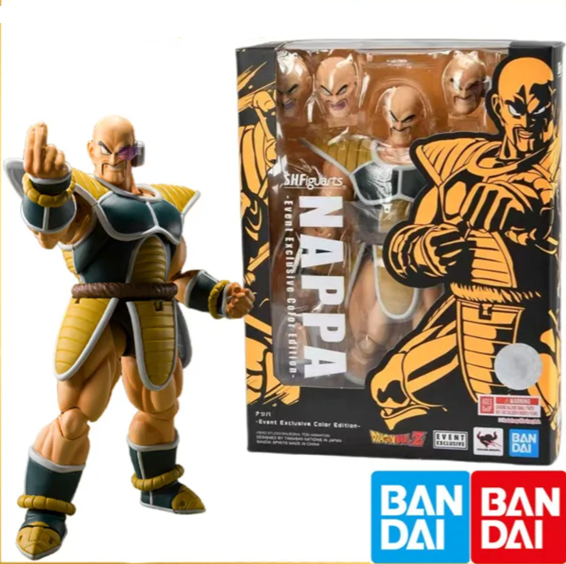 Bandai S.H. Figuarts Dragon Ball Z Nappa Event Exclusive Color