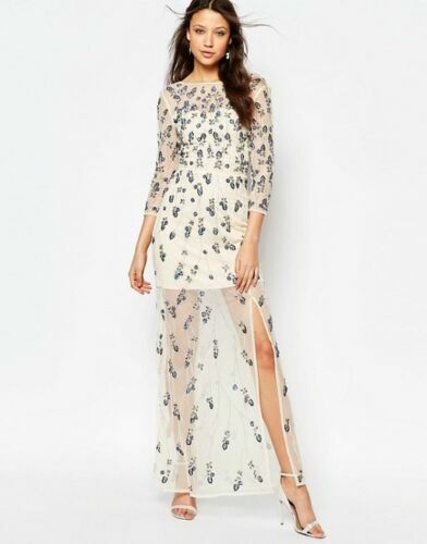 folkster sage green dress Sage Leandra Gown