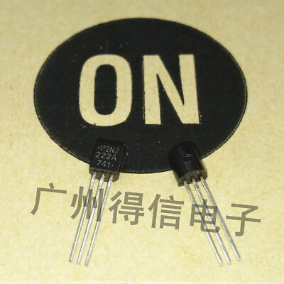 (18) P2N2222A RF Transistors 300 MHz (Genuine ON-Semiconductor)
