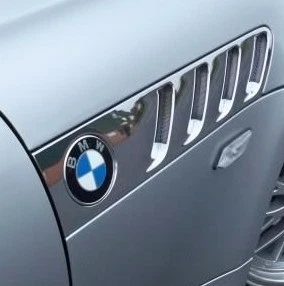 Rejillas de guardabarros cromadas originales BMW Z3 1996-2002 NUEVAS Foto 2 de 2