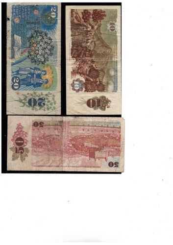 Czechoslovakia 1986/88. lot banknotes circulated - Picture 2 of 2