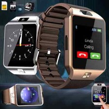 2G Sim Card Men Smart Watch TF Card Full Touch Watch Bluetooth Camera MP3 Player