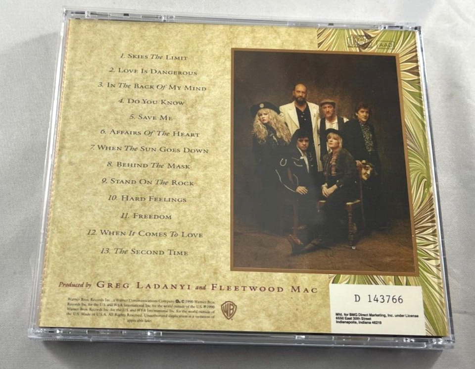Behind the Mask by Fleetwood Mac CD Label ‏Warner Bros Save Me