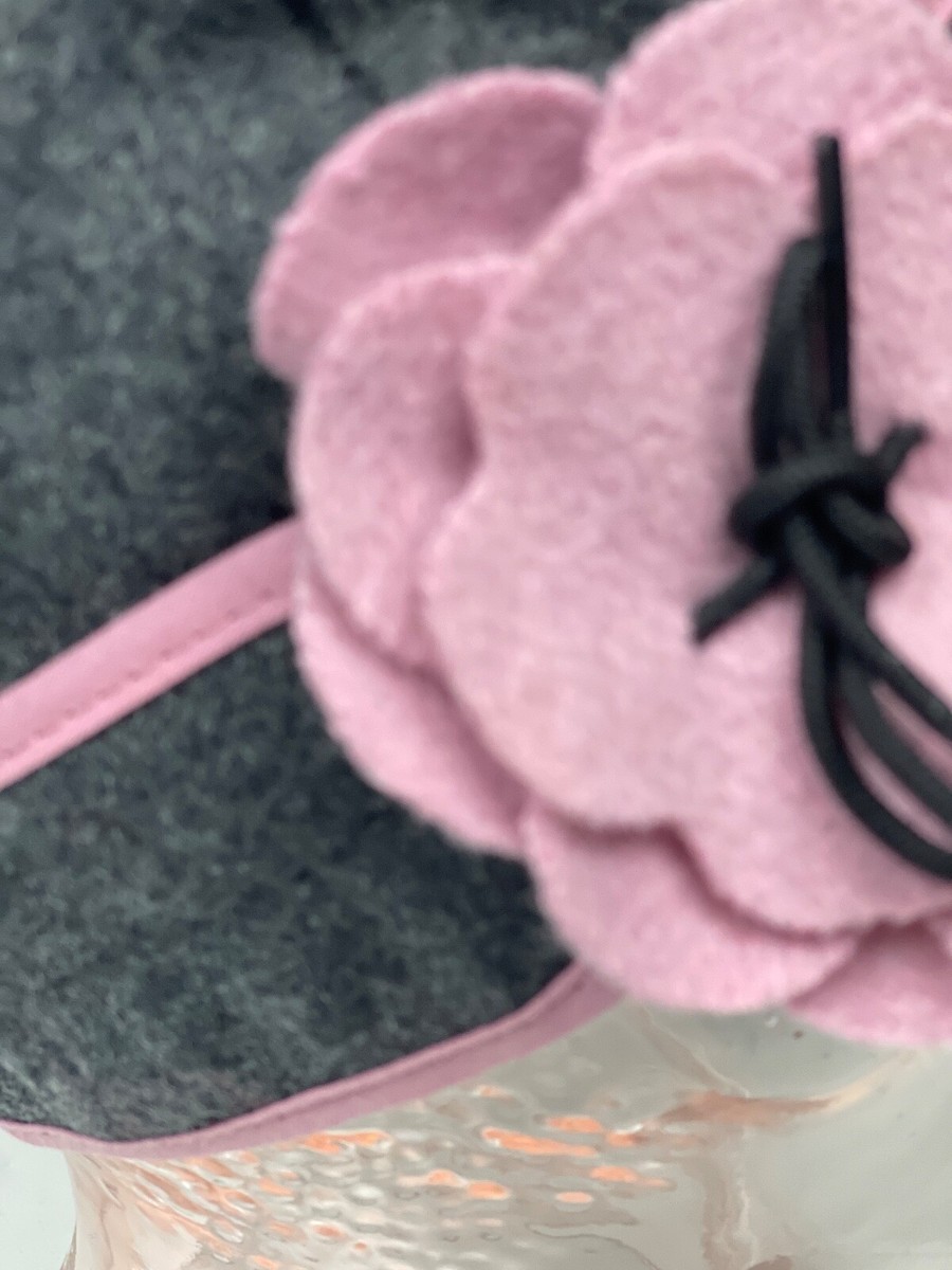 Stormy Kromer Petal Pusher Cadet Cap Hat Charcoal Gray Pink  display picture 1