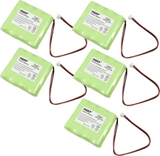 5-Pack HQRP 6V Battery for Saflok SDDCA1115 A28110 XGAAFC42 A28100 HTL11 MT28100