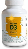 Vitamin D3 20000 I.E. -180 Vegetarische Tabletten -Depot: 1 Tablette Pro 20 Tage