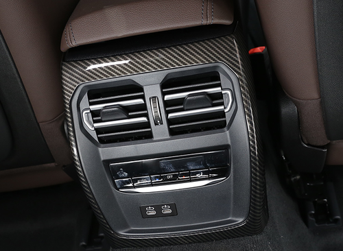 Carbon Fiber Air Outlet Anti-Kick Panel Vent Trim For BMW 3 Series G20 2019-2021 - Picture 4 of 9