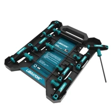 7pcs T Handle Allen Wrench Set, T-Handle Hex Key Sets Two-End and Chamfered Tips