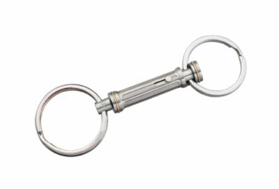 Dolan Bullock nkr013400 olympus ssteel Titanium & 18k gold key ring  usa made