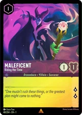 Lorcana  COLD FOIL Maleficent - Biding Her Time  - The First Chapter # 048