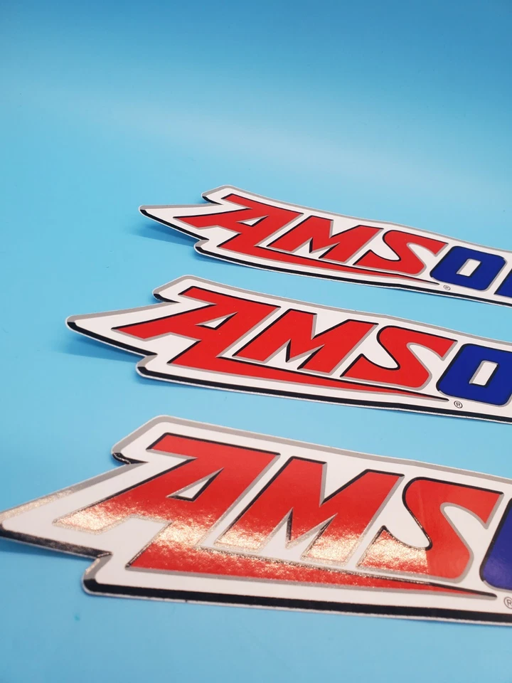 3 calcomanías adhesivas nuevas AMSOIL NSRA NHRA Goodguys Street Rod ver descripción Foto 2 de 3