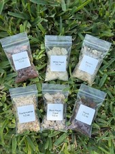 Resin Incense Variety Sampler Set 6 Different Scents. Cleanse. Purify. Balance