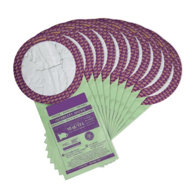 Fits For Proteam 104544 Proclean 10 Quart Vacuum Micro Filter Paper Bags 10PK
