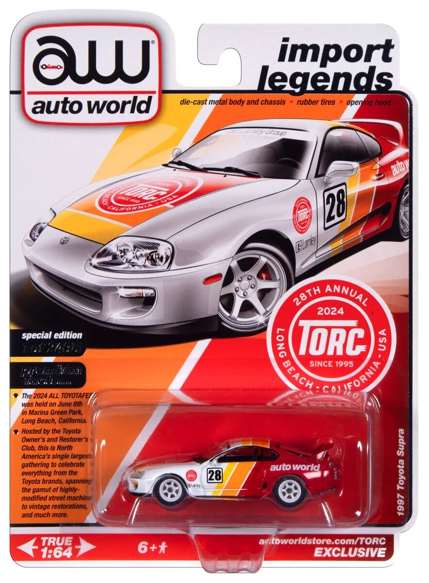 AUTO WORLD 1997 TOYOTA SUPRA MK4 TORC EXCLUSIVE EVENT CAR 1/2496
