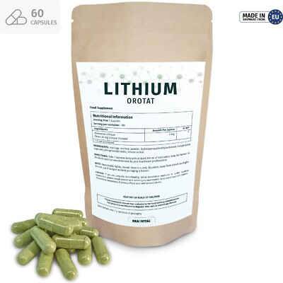 Lithium Orotat capsules  liposomal produced in the EU