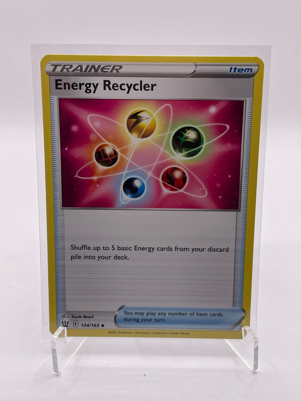 2021 ENERGY RECYCLER Pokemon #124 Mint