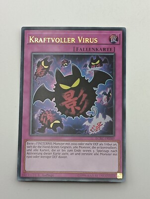 Yu-Gi-Oh! Einzelkarte Kraftvoller Virus bespielt