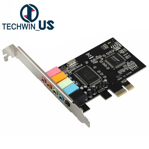 New PCI-E PCI Express 6 Channel 5.1 CMI8738 Audio Sound Card PC windows7/8 - Afbeelding 6 van 9