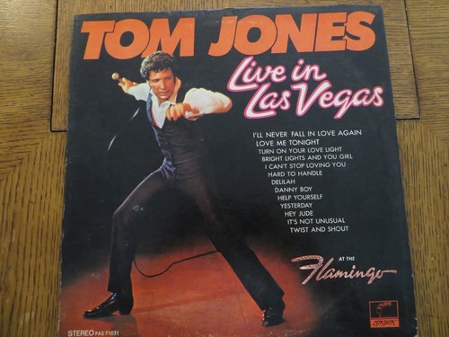 Tom Jones - Live In Las Vegas - 1969 - Parrot PAS 71031 - Vinyl LP G+/VG