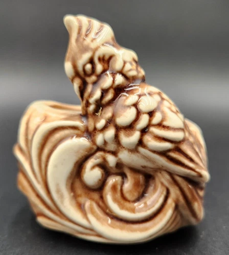 Vintage Shawnee Pottery Cockatoo Succulent Planter #523, 1940's