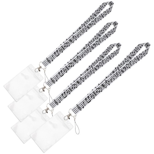4 Pcs Notes Mobile Phone Lanyard Hanging Ropes for Cellphone Man - Photo 5/12