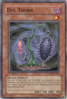 YU-GI-OH, EVIL THORN, C, RGBT-EN009, 1. Edition, TOP