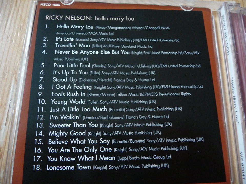 Ricky Nelson Hello Mary Lou + Bonus CD aus Sammlung - 2005 - Poor little fool - Bild 3 von 4