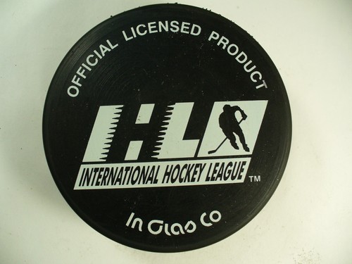 IHL 1999 Turner Cup Playoffs Logo Souvenir Inglasco Official League Hockey Puck - Picture 2 of 2