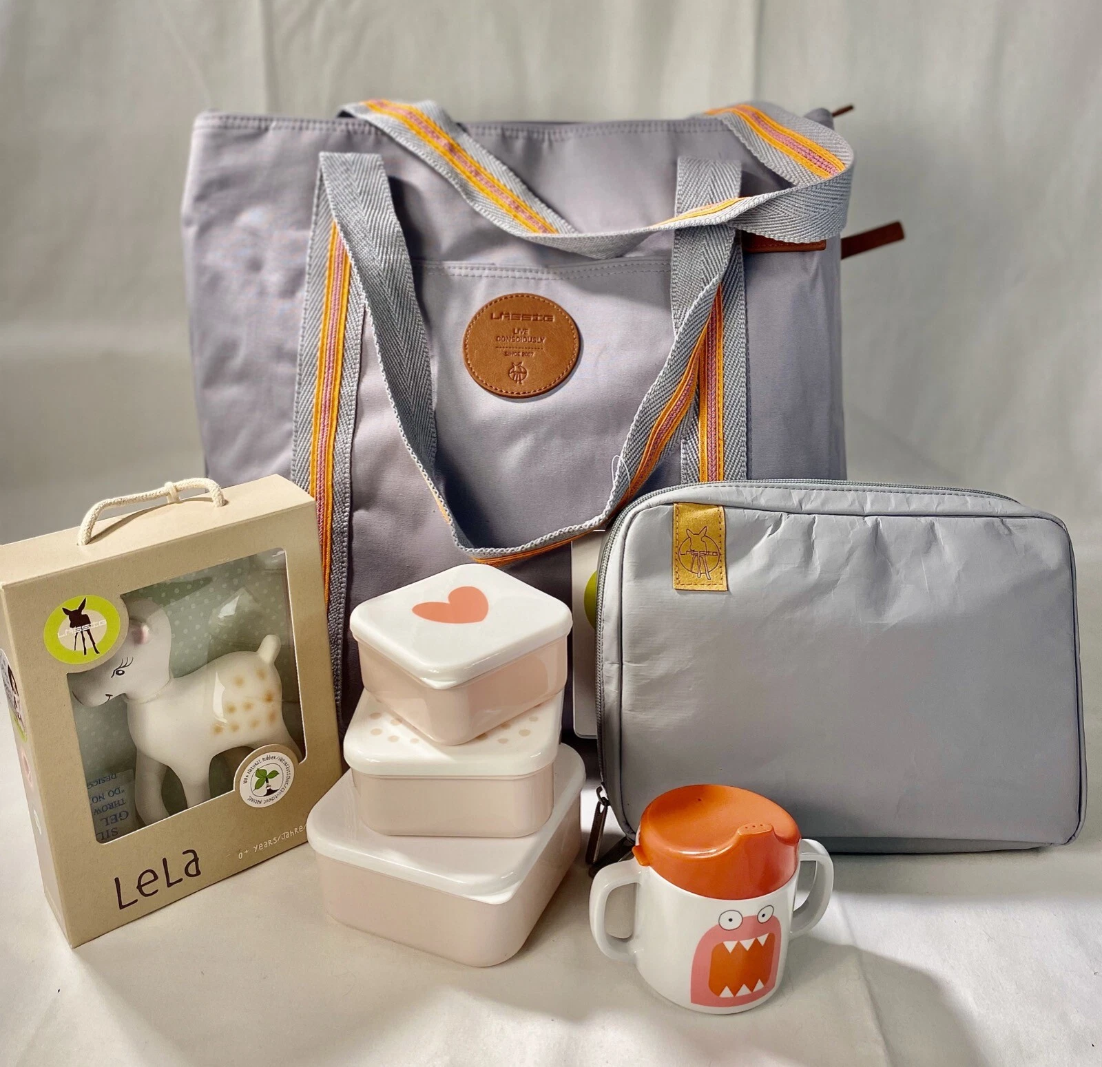 Lassig Super Mommy Bundle - Grey