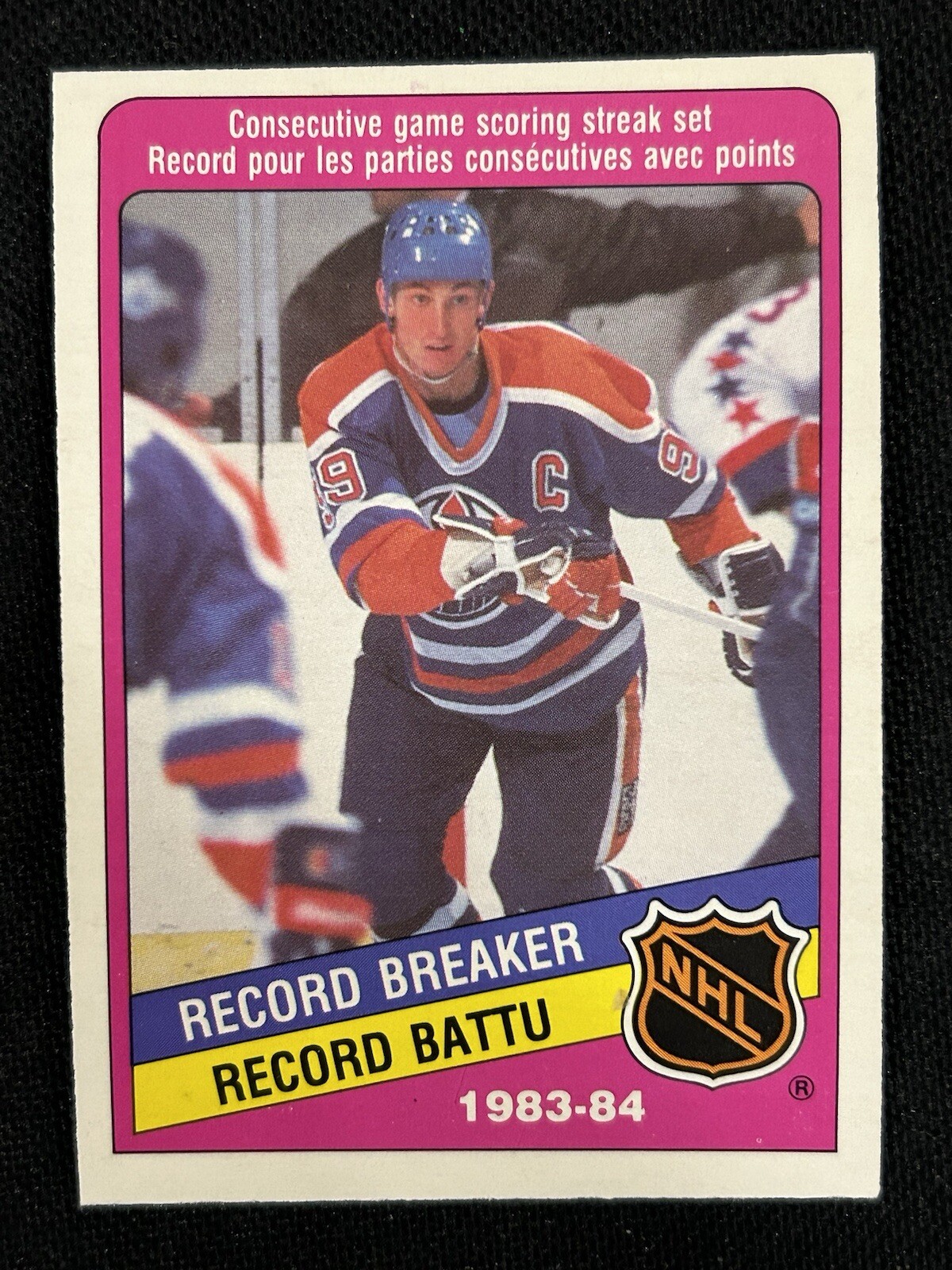 1984 O-Pee-Chee #388 Record Breaker Wayne Gretzky EX-MT OPC *197