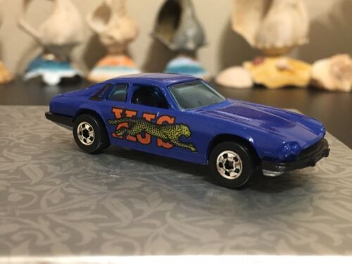 💫Vintage Hot Wheels 1977 Jaguar XJS skala 3" model ciemnoniebieski w idealnym stanie