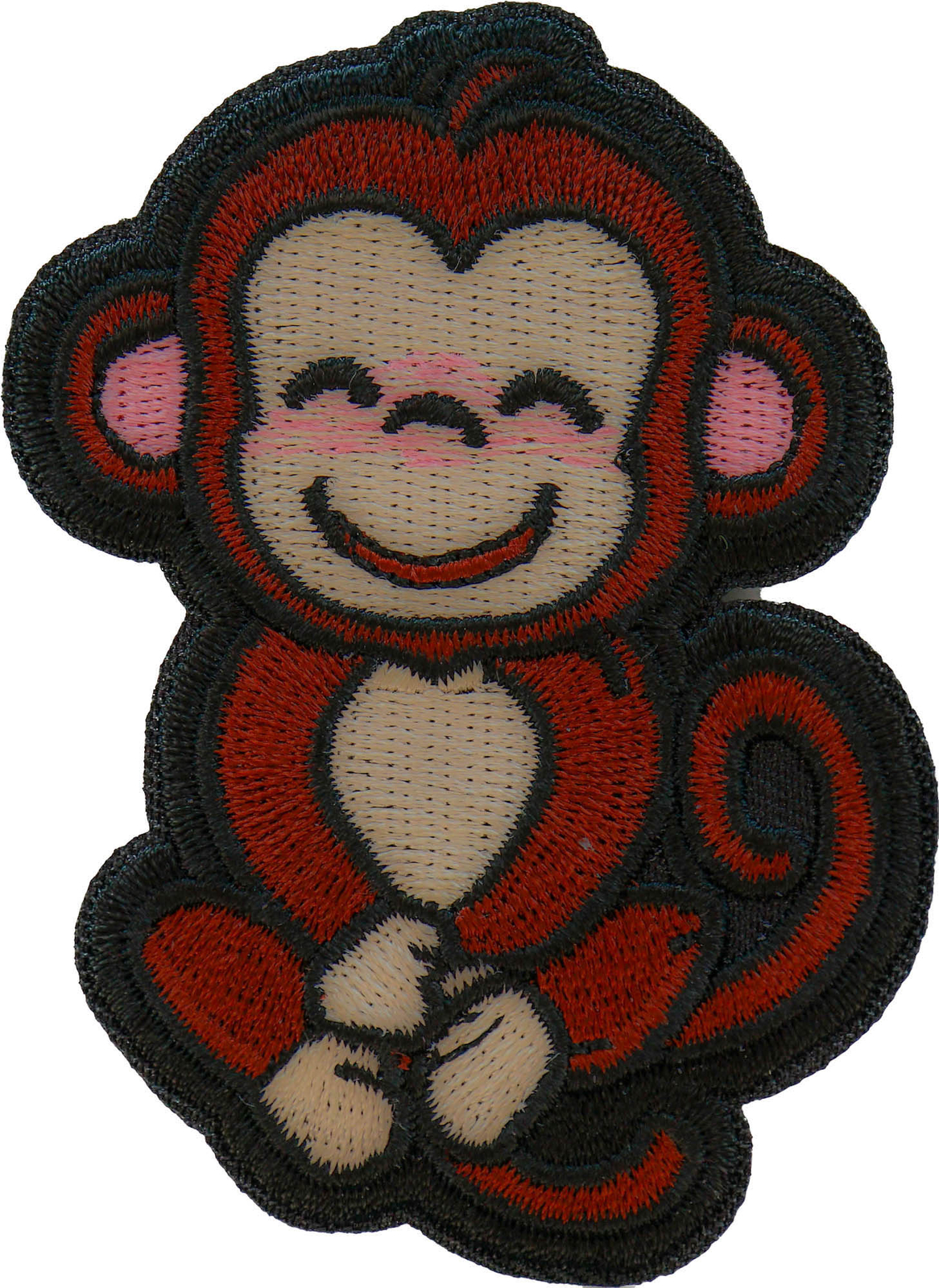 Cute Monkey Iron on Patch - 2.2x3 inch - P7278
