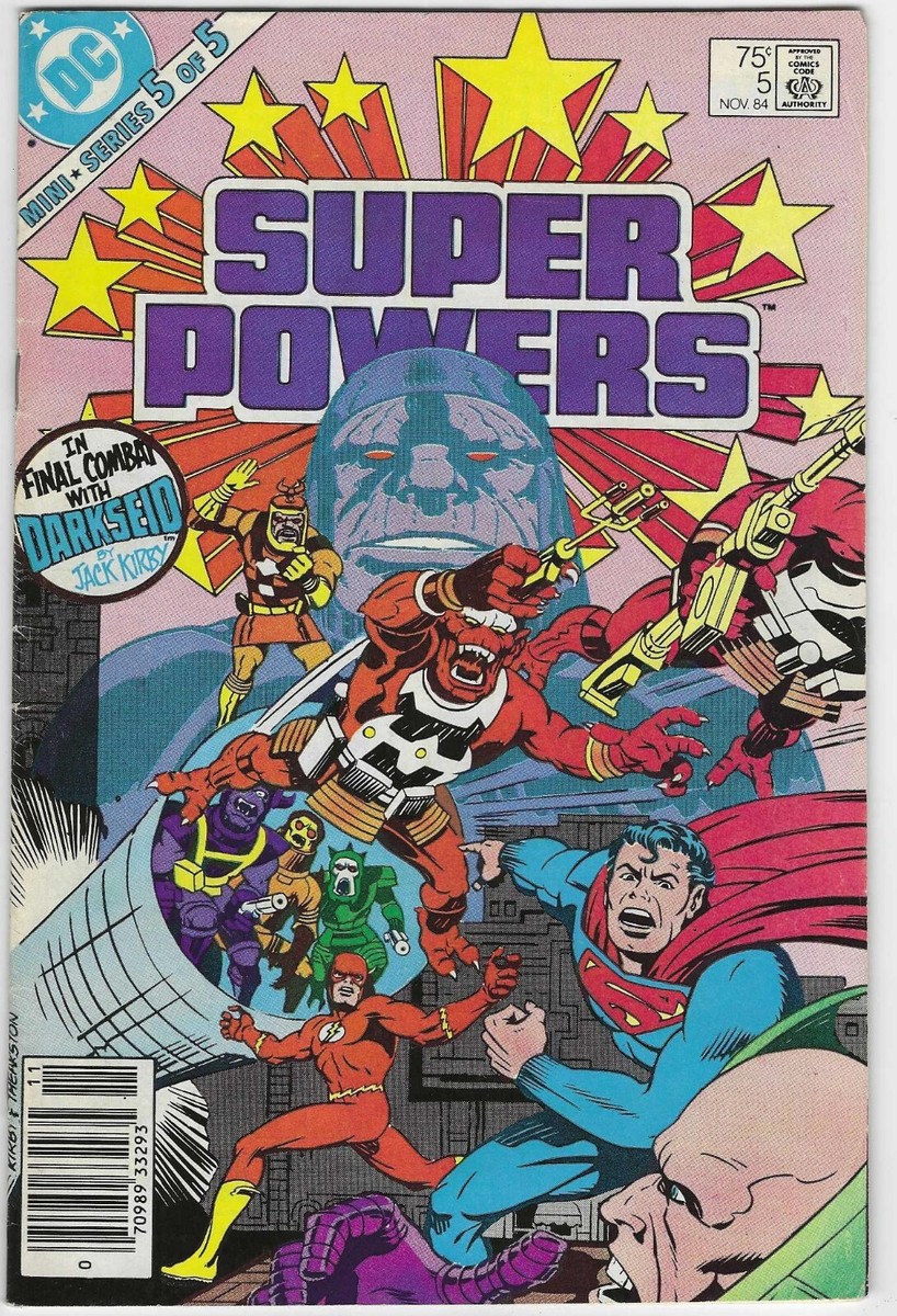 SUPER POWERS 5 VF- 1984 1st SERIES JACK KIRBY FLASH GREEN LANTERN