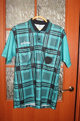 Vintage 1990's Green  ERIMA Referee Football jersey shirt - size L