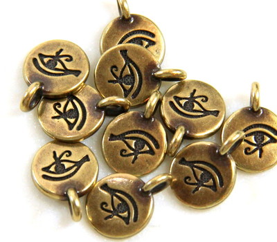TierraCast Eye Of Horus Charms 4 or More 0327 Antiqued Brass TierraCast Eye Of Horus Charms 4 or More 0327 Antiqued Brass
