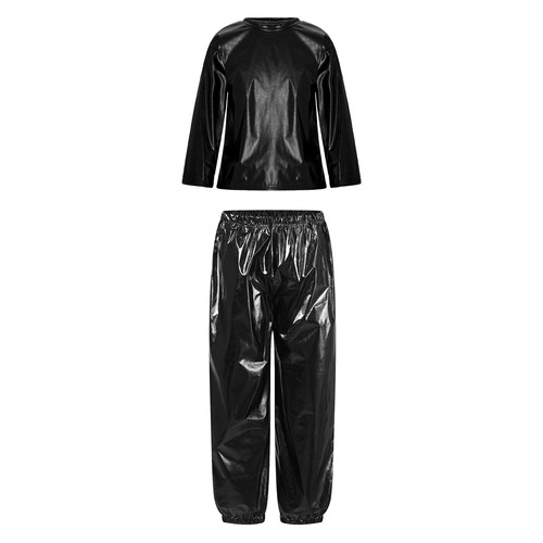 Kids Sweatsuit Jogger Tracksuit Crewneck Outfit Youth Shirt With Pants Street - Picture 9 of 65