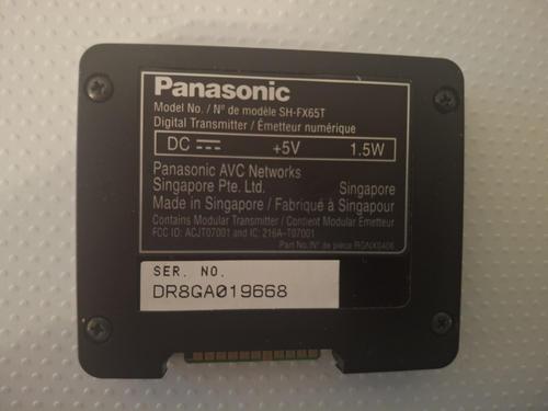 Panasonic SH-FX65T Wireless Speaker System Digital Transmitter - Picture 3 of 3