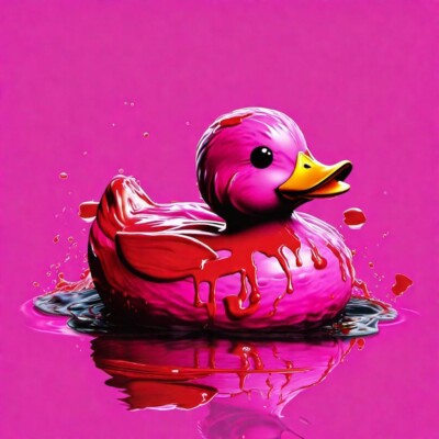 Pink Gummi Ente Extreme Horror Edition 3-teiliges Set 2 von 3