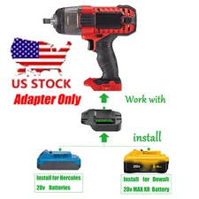 1 Adapter for Hercules 20V for DeWalt 20V Battery To Power for Bauer 20V Tools