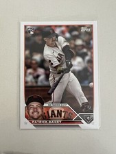Patrick Bailey San Francisco Giants 2023 Topps Update Rookie Card RC #US8