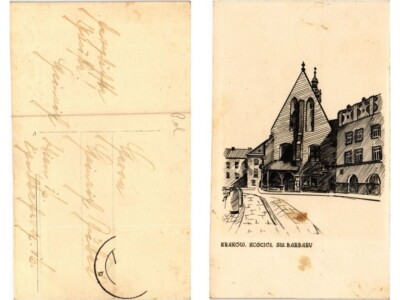 CPA AK POLAND KRAKAU Kosciol sw Barbary (370246)