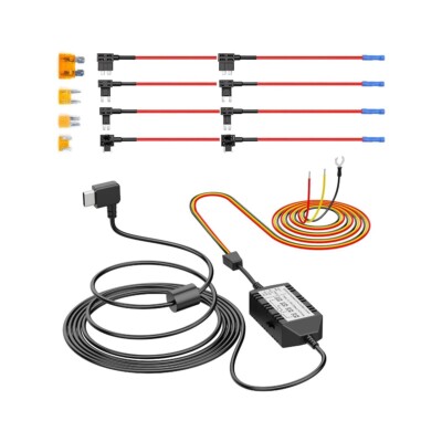 VIOFO HK4 Type-C Hardwire Kit W/8pcs Fuse Set A329S/A229/A119MINI2/A139/T130/WM1