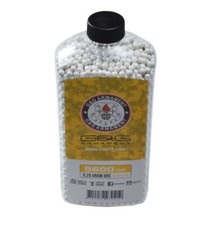 G G Perfect 6mm Plastic Airsoft BBs 0.25g 5600 ct. Bottle White For Airsoft New