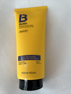 Biotin Vitamin B7 - Damage Care treatment silicone free, Mineral oil free