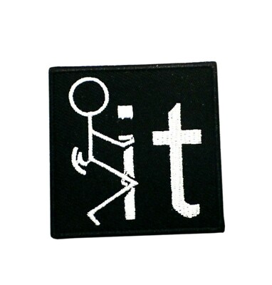 Toppa Ricamata Da Applicare Con Ferro O Cucitura: Divertente - Foto 7